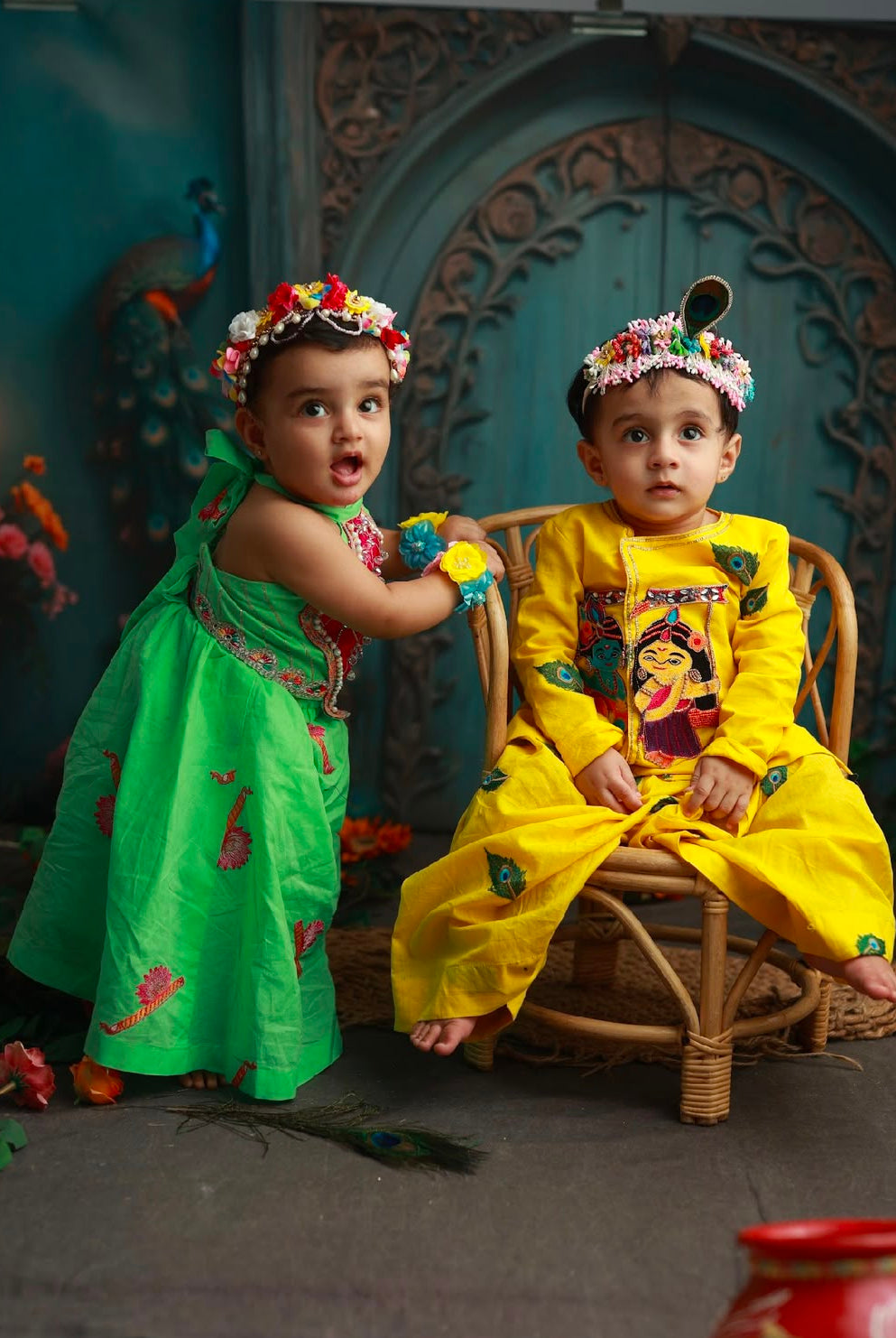 Yash- Yashvi Cotton Janmashtami Twin Set