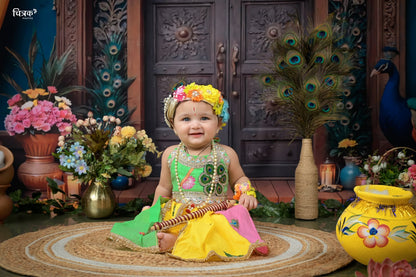 Harini- Mayuri Cotton Janmashtami Twin Set