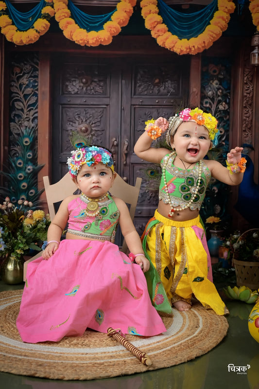 Harini- Mayuri Cotton Janmashtami Twin Set