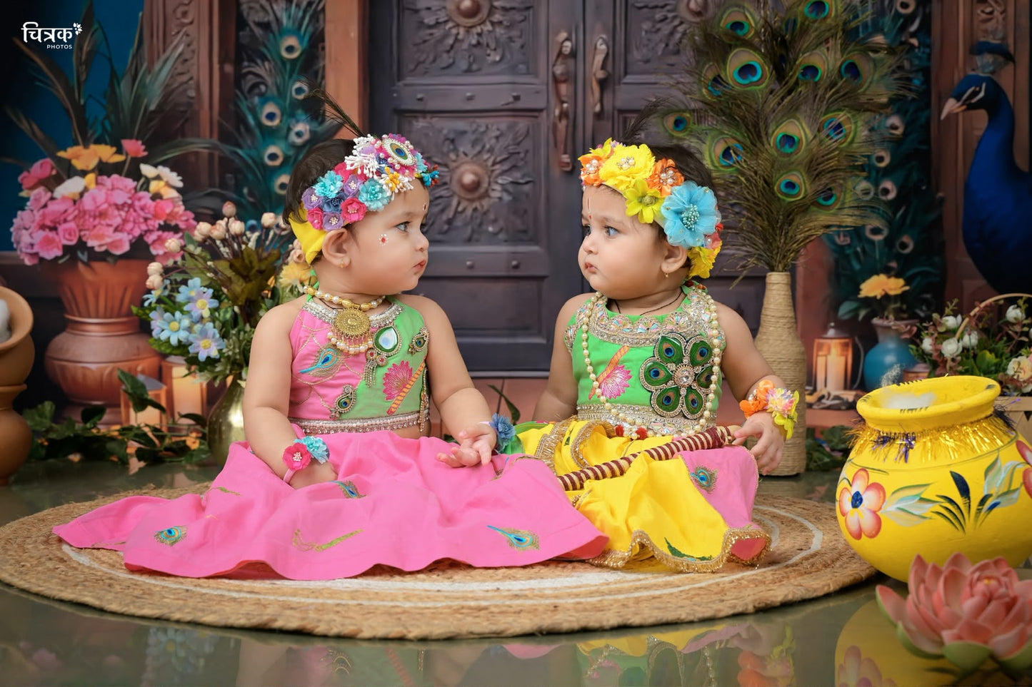 Harini- Mayuri Cotton Janmashtami Twin Set