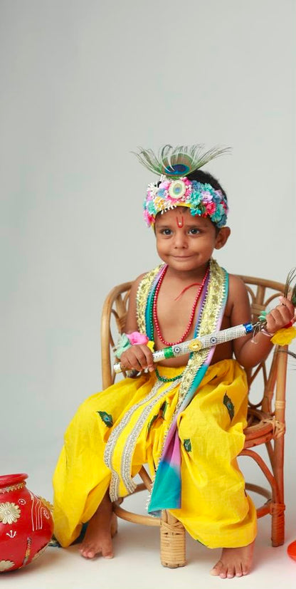 Gautam Cotton Janmashtami Dhoti Set