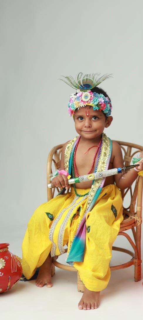 Gautam Cotton Janmashtami Dhoti Set