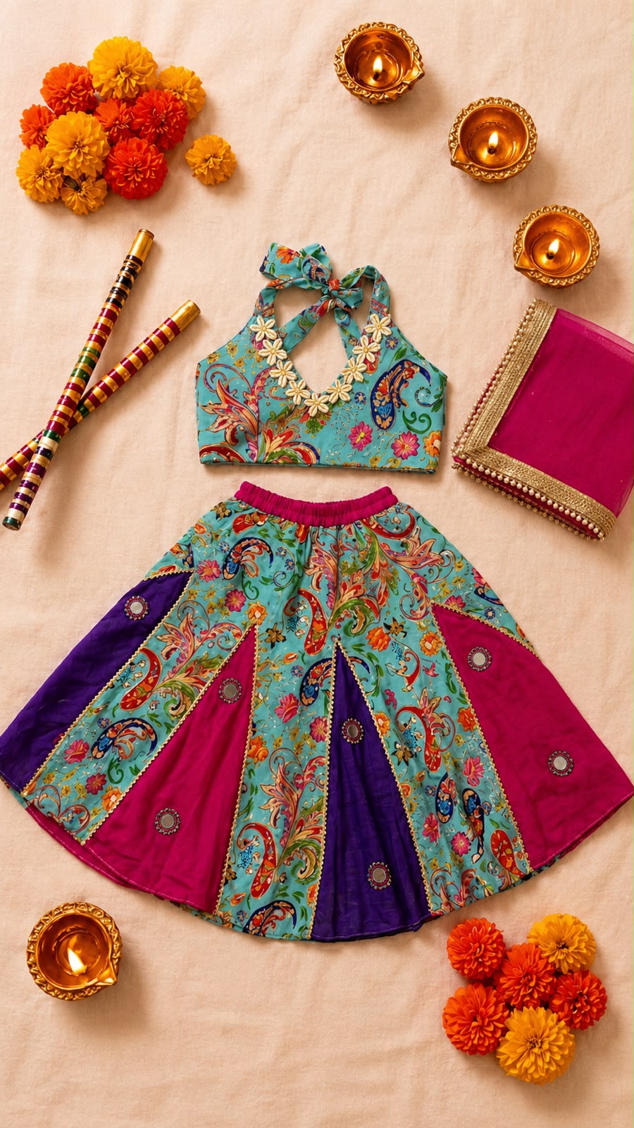 Devika Navratri Lehenga Set