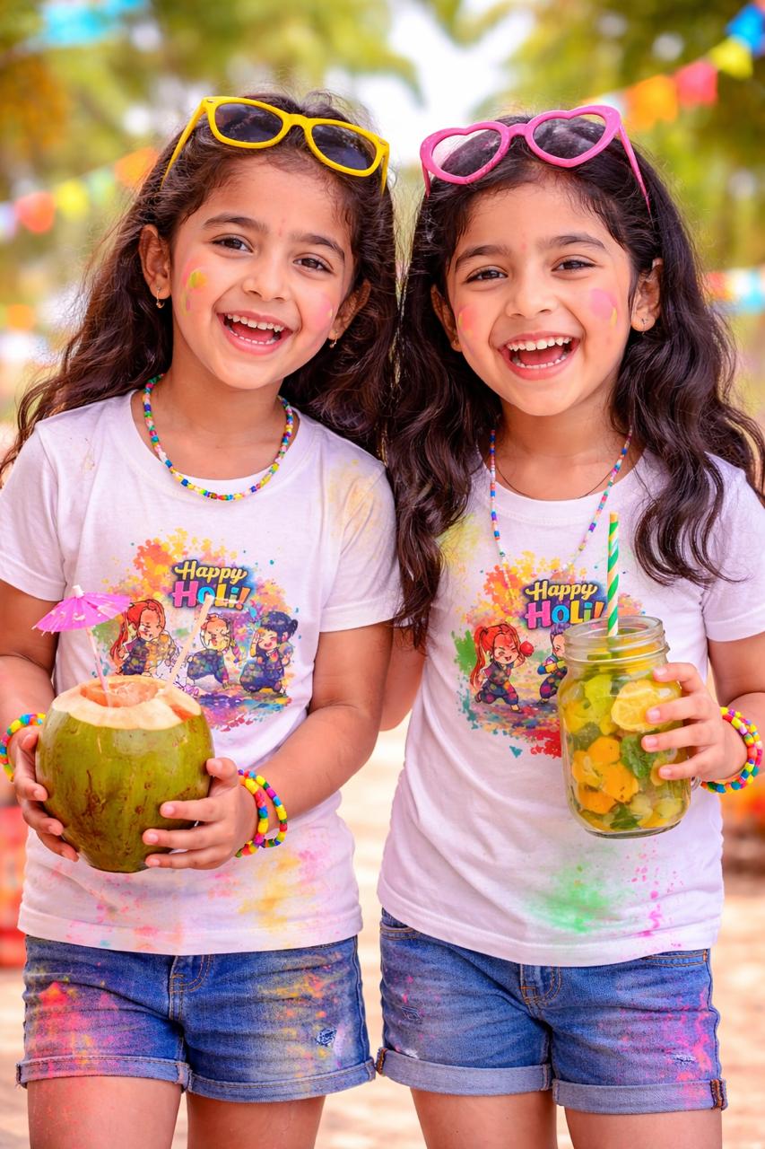 Kpop Themed Holi Tees