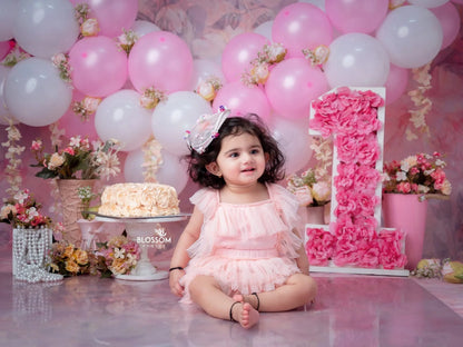 Sweet Pea Pink Romper