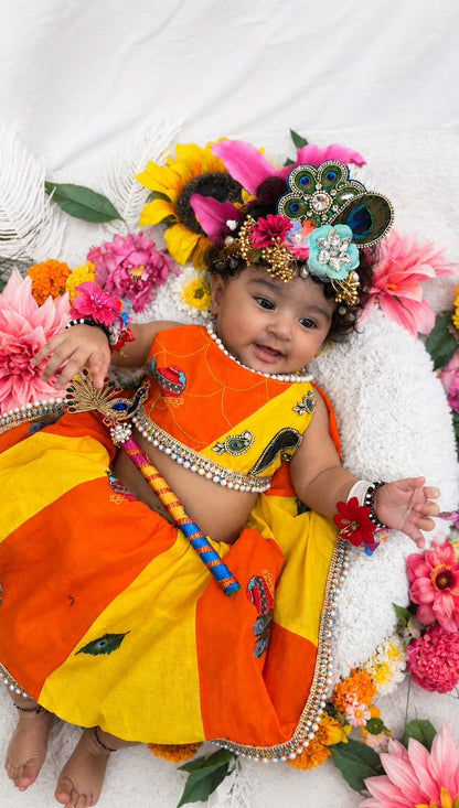Mohini Cotton Janmashtami Lehenga Set