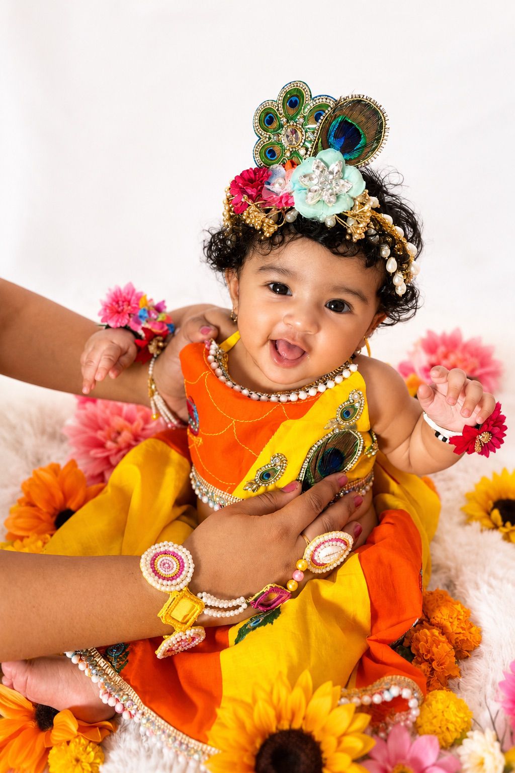 Mohini Cotton Janmashtami Lehenga Set